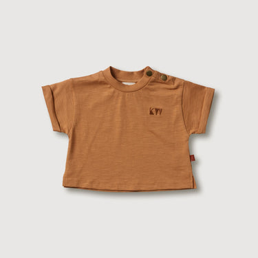 KidWild Organic Boxy Tee, Fawn